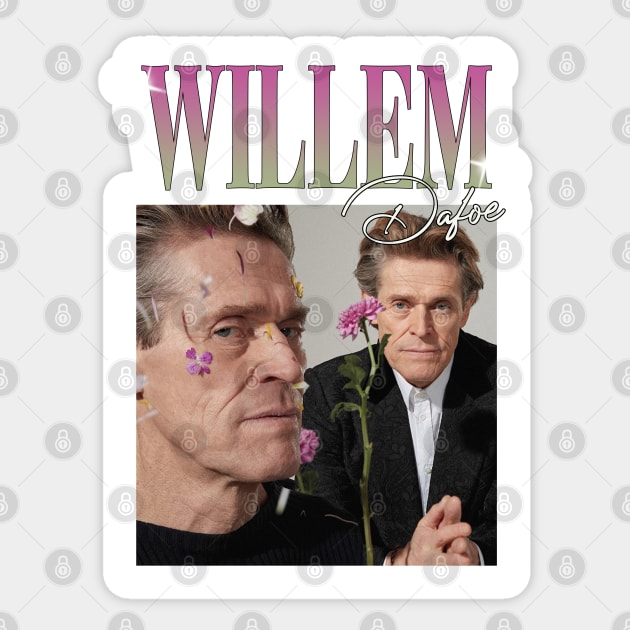 Willem Dafoe Sticker by TeesBySilvia